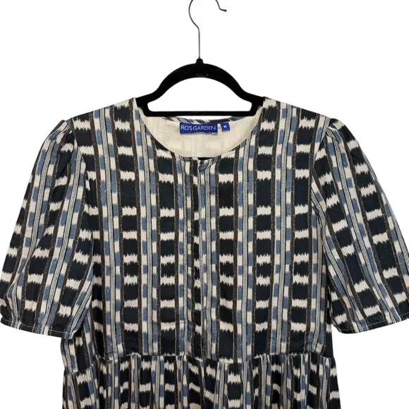 RO'S GARDEN Daphne Batik Print Midi Dress - Picture 6 of 9